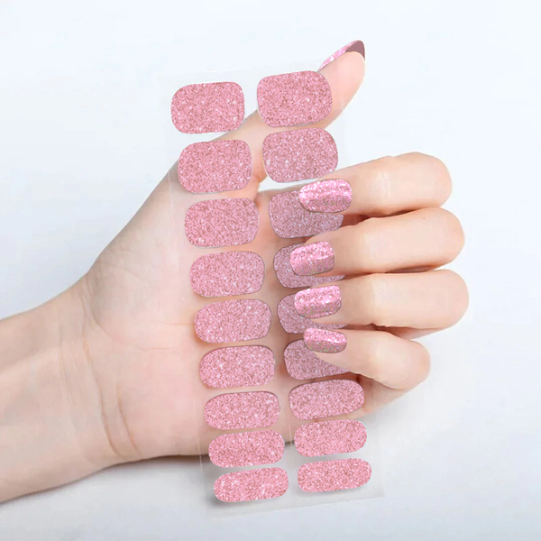 light pink glitter