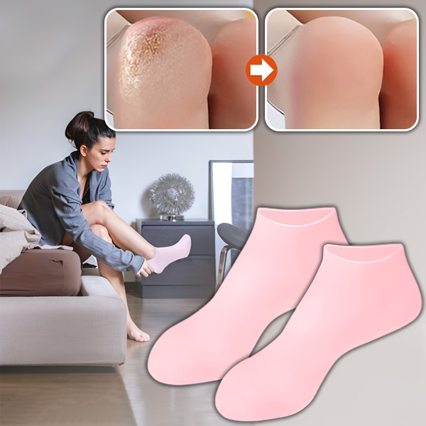 Șosete din silicon hidratante | SILIFEET
