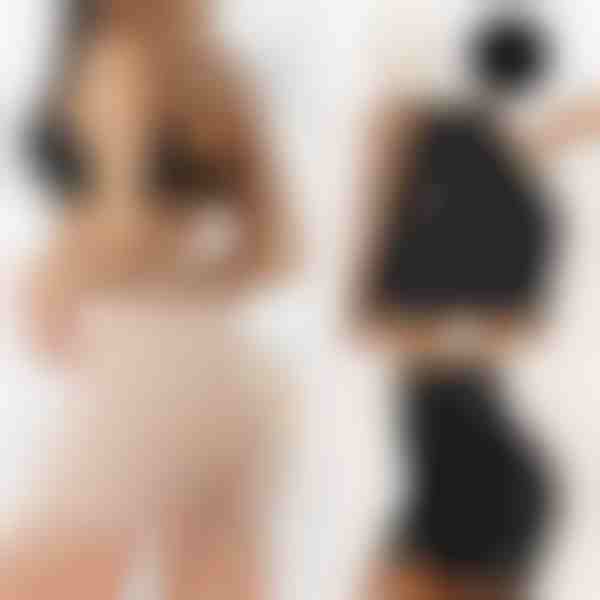 Chiloți modelatori cu talie înaltă - Set de 2 (Negru + Bej) | LACYFIT